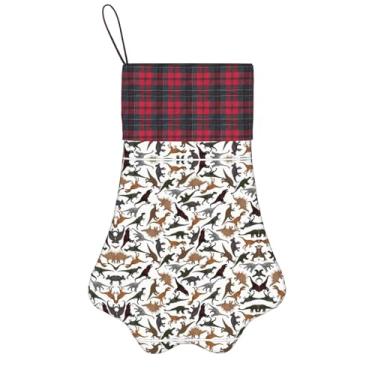 Imagem de SKKNT Trotting Flat Coated Retrievers Meias de Natal com estampa de pata para animais de estimação, decoração de Natal, cães, gatos, árvore, presente conveniente