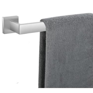 Imagem de Toalheiro para banheiro Suporte de toalha de níquel escovado 32 polegadas 12/16/20/24/28/32/36 polegadas SUS304 à prova de ferrugem Toalheiro quadrado moderno para parede de banheiro (1, níquel