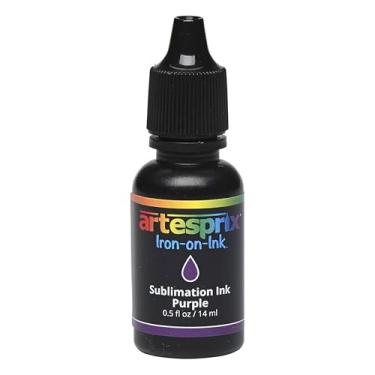Imagem de Artesprix Tinta de sublimação para artesanato, pintura, estampagem e pincel de ar, roxo, 15 ml