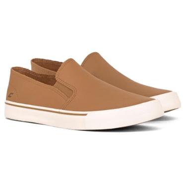 Imagem de Tênis Masculino Slip On Colcci Couro Leather Casual Elástico Confortáv