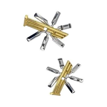 Imagem de Quebra-Cabeça Clássico De Metal Em Liga De 36 Peças IQ Puzzle Para Cri