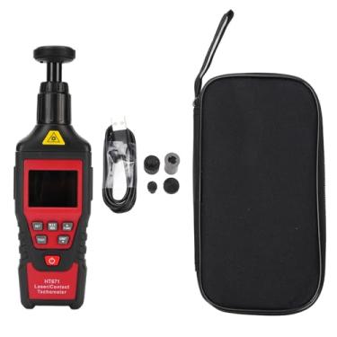 Imagem de Garosa Medidor de Velocidade Sem Contato Portátil do Tacômetro Digital Rpm Com Medição Rápida para Máquinas Industriais do Motor Automático