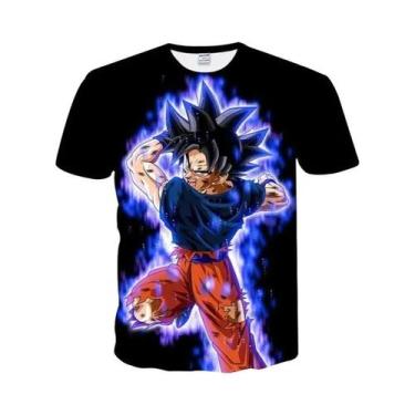 Imagem de Camiseta Dragon Ball Son Goku Vegeta Para Adultos E Crianças, Manga Cu