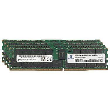 Imagem de Adamanta Micron Original 128 GB (4 x 32 GB) Atualização de memória de servidor para HP Proliant DL180 Gen 9 DDR4 2400MHZ PC4-19200 ECC Chip registrado 2Rx4 CL17 1.2v RAM