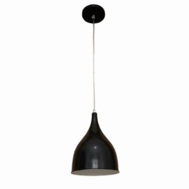 Imagem de Pendente Gota Alumínio Luminária Reforçado - Sofi, Preto