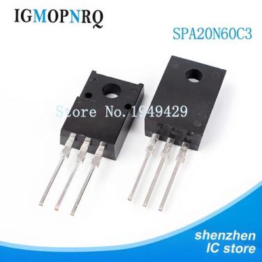 Imagem de 5pcs SPA20N60C3 20N60C3 SPA17N80C3 17N80C3 MOSFET TO220F novo original