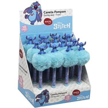 Imagem de Caneta Esferográfica STITCH Pompom 1,0MM Display com 12 - Molin