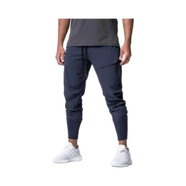 Imagem de Calças Cargo Masculinas De Verão De Secagem Rápida, Soltas, Elásticas,