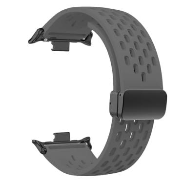 Imagem de VEVEL Pulseira de silicone para Redmi Watch 4/8 Pro Fivela Magnética Pulseira Esportiva para Mi Band 8 Pro Correa Pulseira Respirável Acessórios Pulseiras de Relógio, For mi8Pro, Ágata