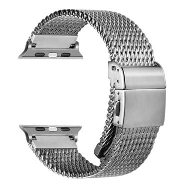 Imagem de IRFKR Faixa de malha de aço inoxidável 316l para apple watch band ultra 2 49mm série 9 8 7 6 se 45mm 44mm 41mm 40mm pulseira de relógio(41mm/40mm)
