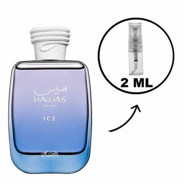 Imagem de Perfume Masculino Árabe Hawas Ice Rasasi EDP Original 2ml 5ml, 2ml - 4