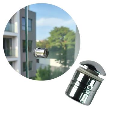 Imagem de Puxador Simples Aluminio Frisado 7/8 Janela Porta Vidro Temperado Amer