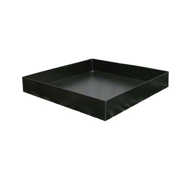 Imagem de Pires de plantas Bandeja de arranjo flores minimalista para ambientes internos, decoração arte em ferro quadrado, recipientes para(Médio)