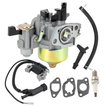 Imagem de Carburador 212cc e bobina de ignição para Harbor Freight Predator 212cc R210 6,5HP 7HP OHV Motor horizontal 68121 69727 69730 Go Kart Honda GX160 5,5 HP GX200 6,5 HP GX200 6,5 HP