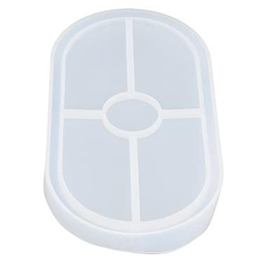 Imagem de GLOGLOW Molde de Silicone Diy, Molde de Montanha-russa Oval para Fazer Jóias e Cera de Vela, Com Liberação Fácil para Ensino de Cozimento de Artesanato