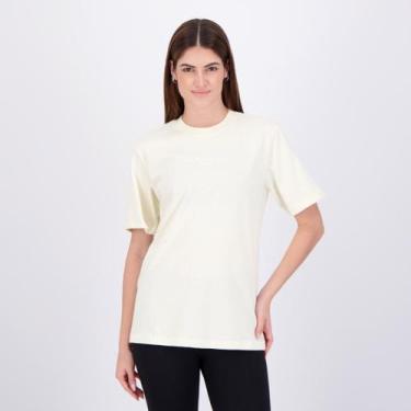 Imagem de Camiseta Fila Comfort Biella Basic Feminina Off White, M