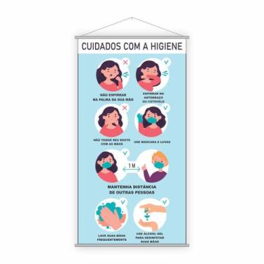 Imagem de Banner Cuidados Com A Higiene Prevenção De Doenças Escolar P - Plimsho