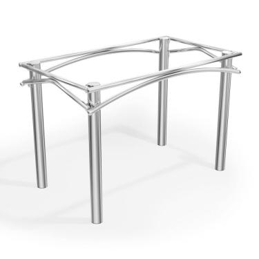 Imagem de Base Metal Mesa Elba 74,3 x 110 x 64 cm Cromado