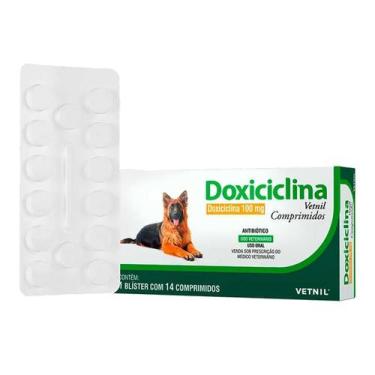 Imagem de Doxiciclina Vetnil 100 mg para Cães e Gatos 14 Comp