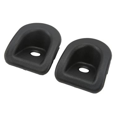 Imagem de Moldura de fechadura de porta, 7R3Z 63220A51 AC durável à prova de arranhões ABS maçaneta de fechadura de porta ilhós para carro preto