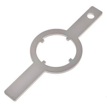 Imagem de SPEEDWOX Chave inglesa para arruela porca de banheira de aço inoxidável 21366 Chave de drenagem de tubo de pino ajustável Chave inglesa de máquina de lavar para reparo e substituição de lavadora, kits