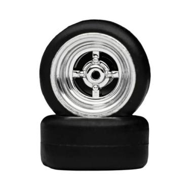 Imagem de Rodas De Carro Em Miniatura 1/64 Com Revestimento Eletroplated Em Prat