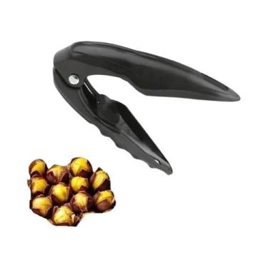 Imagem de Descascador De Castanhas Multifuncional Quebra-Nozes Tesoura Para Noze