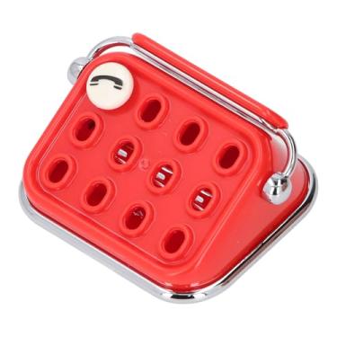 Imagem de Fabater Placa de Cartão de Estacionamento Temporário para Carro, Máquina de Escrever Antiga, Estilo Vintage, para Salas de Estar, 1 Peça (Vermelho)