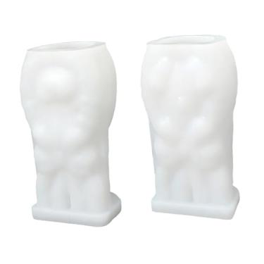 Imagem de UGPLM Conjunto de 2 peças de moldes de silicone para velas de Páscoa em formato de, para fundição em resina, artesanato DIY, ferramenta para