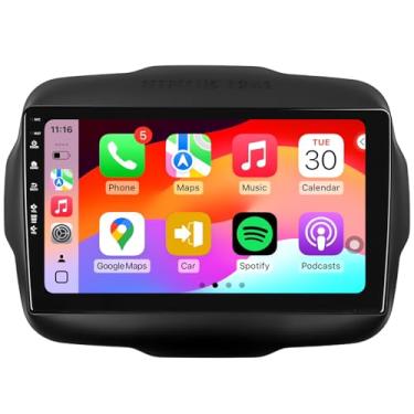 Imagem de Rádio veicular WiFi 5G (6) para Chevrolet Silverado GMC Sierra 2014-2019, Android13/Wireless CarPlay/Android Auto/Touch Screen/Navegação GPS/Bluetooth/FM/HD (2 Ram+64 Rom)