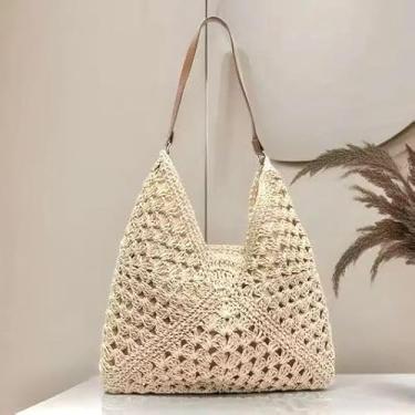 Imagem de Bolsa Palha Renda Cor:Areia;Tamanho:Único