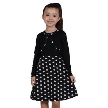 Imagem de Conjunto Vestido Poá com Bolero - Big Bless-Feminino