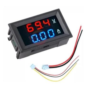 Imagem de Voltímetro Amperímetro Digital Dc 0-100v 0-10a LED - ATMX