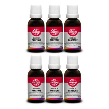 Imagem de Kit C/6 Essência Panetone Arcolor 30ml - Arcólor