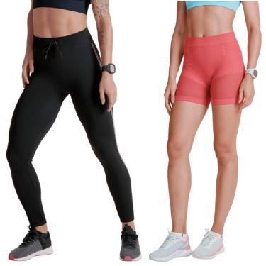 Imagem de Conjunto Lupo Legging Seamless + Short Academia-Feminino