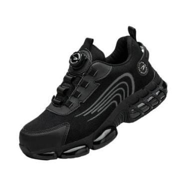 Imagem de Tênis De Segurança Unissex Com Biqueira De Aço, Respirável, Com Amorte