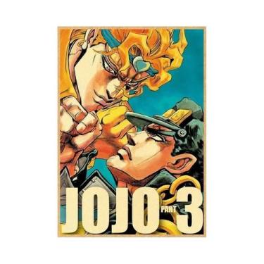 Imagem de Pôsteres Vintage JoJo 2025 Anime JoJo's Bizarre Adventure Arte De Pare