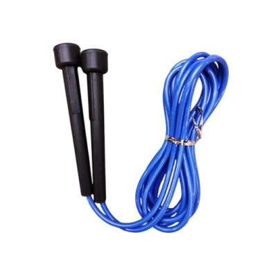 Imagem de Aymzbd Corda de pular silenciosa de 2,7 a 2,8 m para treinamento em ambientes internos, como em casa ou no parquinho infantil, Azul