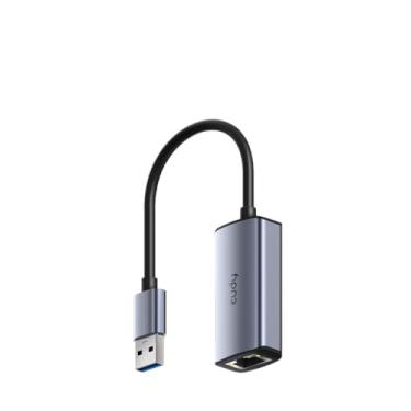 Imagem de Cudy Adaptador Ethernet USB-A para 2,5 Gbps, adaptador de rede USB 3.0, adaptador de Internet LAN RJ45 de alumínio sem driver, compatível com Switch, MacBook, TV Box, XPS, Steam Dec, UE25A
