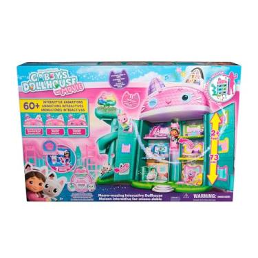 Imagem de SUNNY, Gabby's Dollhouse: O Filme, Casa Mágica da Gabby Deluxe, Com Som, Boneca e Acessórios