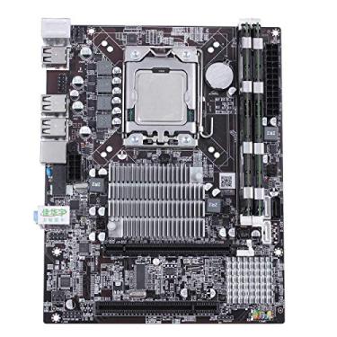 Imagem de Placa mãe X58 CPU RAM Combo LGA1366 Maindboard com Intel X5650 2-Ch 8G RAM REG ECC Placas de circuito