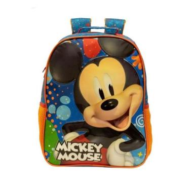 Imagem de Mochila de costas escolar infantil Mickey Xeryus Original, Azul, ùnico