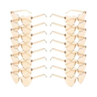 Imagem de Óculos De Sol Femininos Modernos Sem Aro Em Formato De Coração, 16-20 