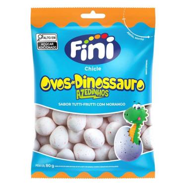 Imagem de Chicle Ovos Dinossauro 80g Fini