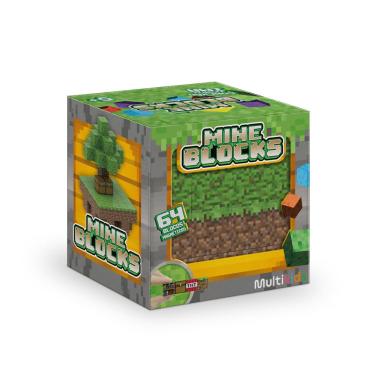 Imagem de Blocos Magnéticos Mineblocks 64 Blocos - Window Box - BR2512