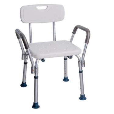 Imagem de Banqueta Para Banho Com Encosto E Braço D3 Dellamed - Mebuki