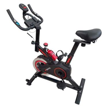 Imagem de Bicicleta Spinning Ergométrica JC Sports Com Monitor Cardíaco Resistên