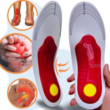 Imagem de Palmilha Para Pé Chato Pisada Pronada Com Apoio do Arco Plantar Origin