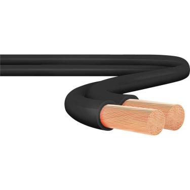 Imagem de Cabo Flexível Paralelo 300 V, 2 X 2,5 Mm², Com 100 Metros, Preto, Sil