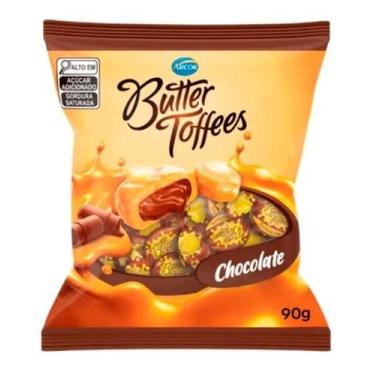 Imagem de Bala Butter Toffees Chocolate 90g - Arcor